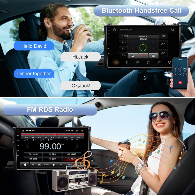 5GWiFi Upgrade Car Stereo Radio for Toyota Highlander 2014-2019 -