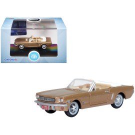 Oxford Diecast 1965 Ford Mustang Convertible DCD () DC 1965 Ford Mustang Convertible Prairie Bronze Metallic () Diecast