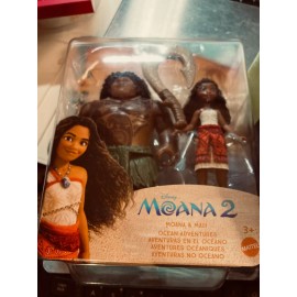 Mattel Moana & Maui Moana 2 Ocean Adventures Figurines