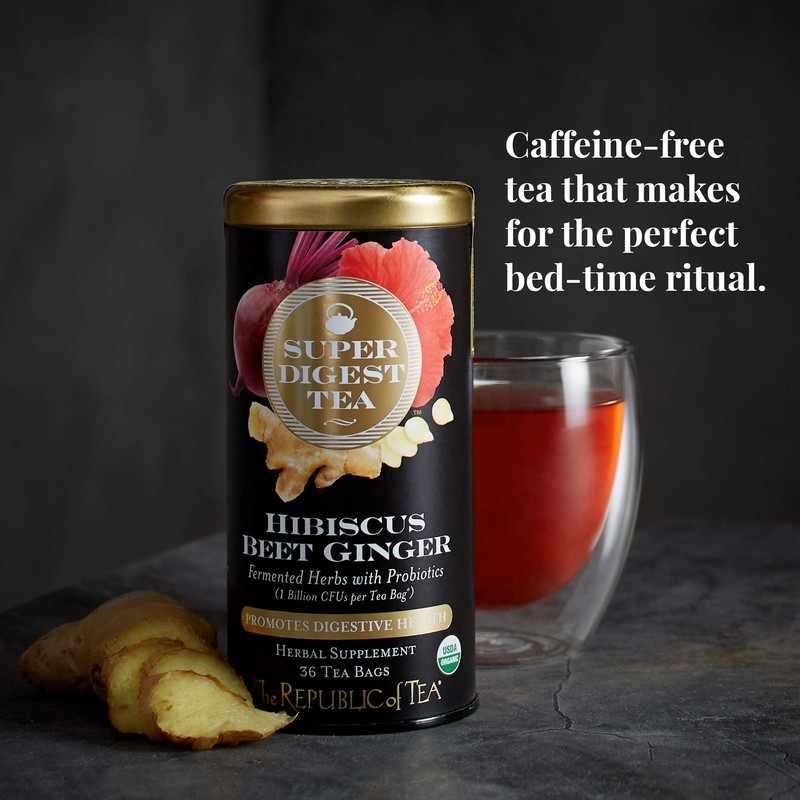 The Republic of Tea Organic Hibiscus Beet Ginger SuperDigest Tea®