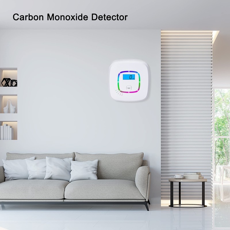 Scondaor CO Detector with Digital Display, Carbon Monoxide Detector with