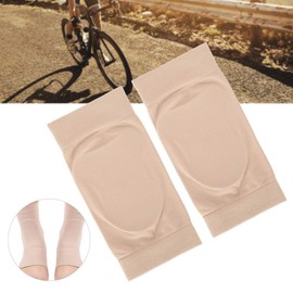 Ankle Sleeve, Soft Elastic Ankle Sleeve Silicone Protective Pad Breathable Foot Heel Crack Sock Elastic Ankle Support Brace for Women and Men Ankle