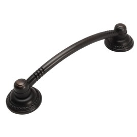 Cosmas 4689ORB Oil Rubbed Bronze Cabinet Hardware Rope Handle Pull - 3-3/4" (96mm) Hole Centers