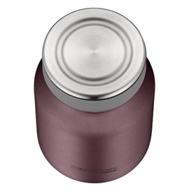 THERMOcafé by THERMOS TC Food Jar Burgundy Mat 0.50 L, Insulated Food Jar, Thermal Container, Double-Walled Lunch Pot Made of Stainless Steel, Leak-Proof, Dishwasher Safe, for Office and Travel
