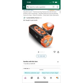 NPS Dog Barking Deterrent Trainer Ultra Sonic No Shock