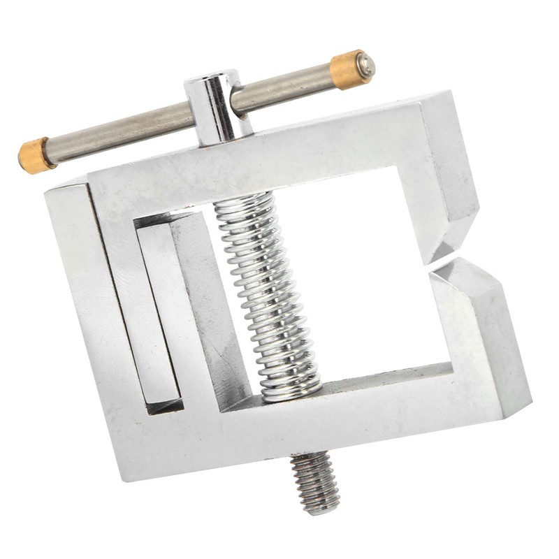 SJJ-06 Stainless Steel Thrust Tension Meter Clamp Micrometer Clamp for