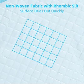 Super Absorbent Waterproof Dog and Puppy Pet Training Pad, Housebreaking Pet Pad,Blue (22"x22"(100PCS))