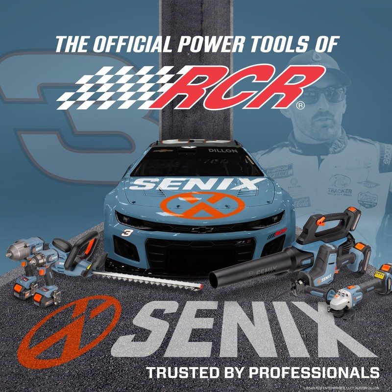 SENIX HTX2-M-0 X2 20 Volt Max* 18-Inch Battery Powered Cordless