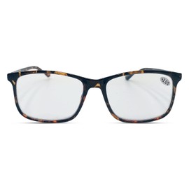 CSD Blue Light Blocking Reading Glasses - Durable Eyewear - Unisex Eyeglasses for Computer Screen Reading TV Phone - Eases Digital Eye Strain & Dry Eyes (Demi) +2.00