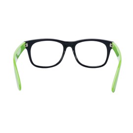 Outray Oversized Square Blue Light Blocking Glasses for Women Anti Blue Ray Clear Lens Glasses(Green Dark)