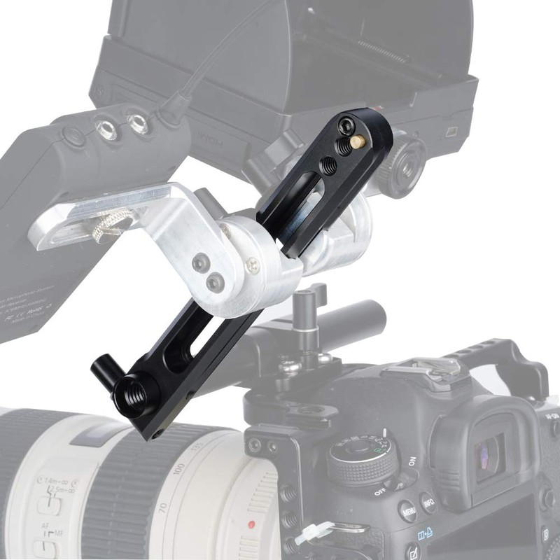 NICEYRIG 15mm Rod Clamp with Safety NATO Rail, Single Rod