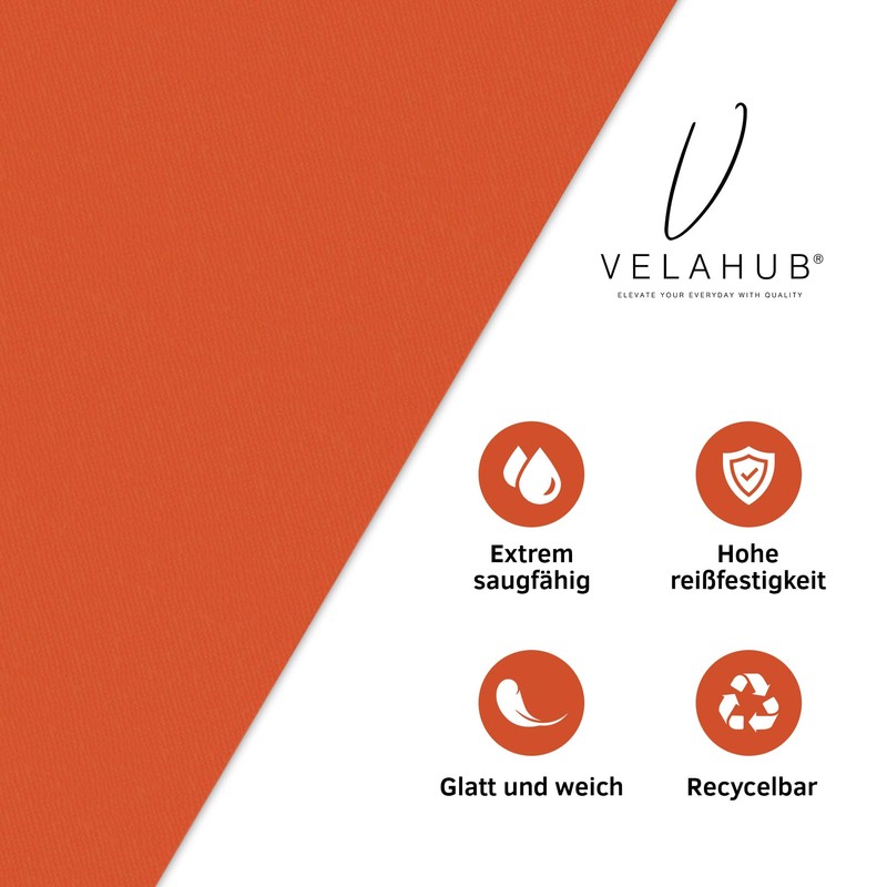 VelaHub Airlaid 50 Cutlery Napkins, High-Quality Disposable Napkins, 32 x