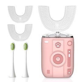 Cepillo de dientes eléctrico automático Sonic para adultos, limpieza oral de 360°, blanqueamiento de manchas IPX7, resistente al agua, recargable, cab