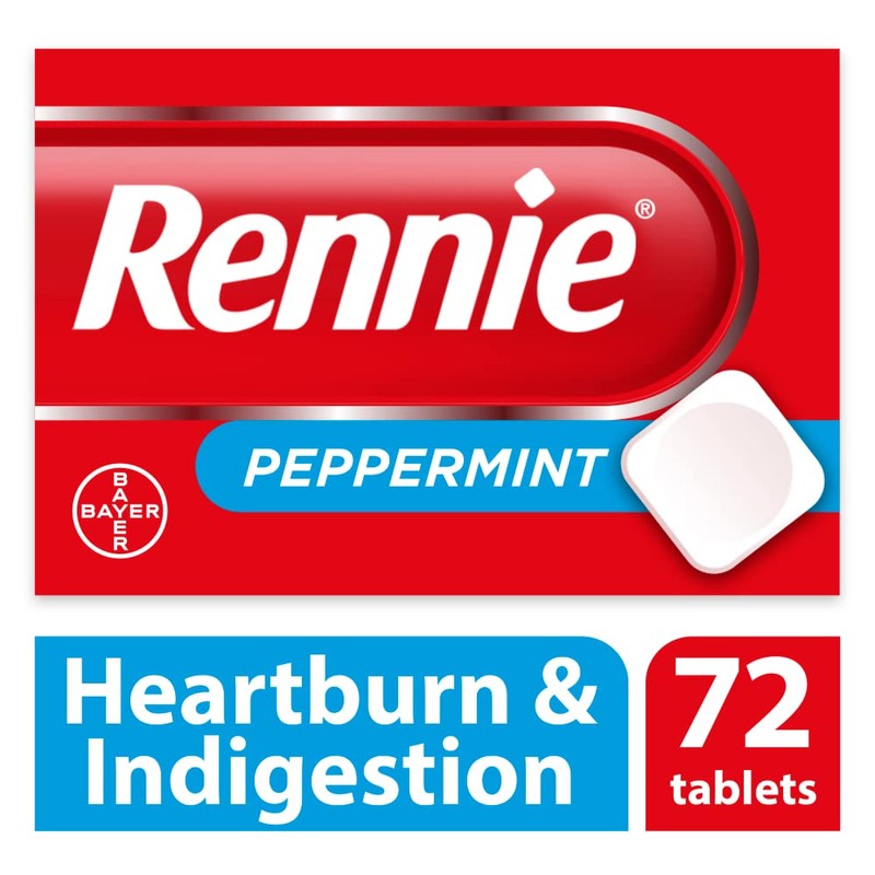Rennie Peppermint Heartburn Tablets | Heartburn Relief | Indigestion Relief