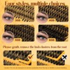 Lash Extension Kit Mixed Length 10-16mm 320PCS 30+40+50+60D Lash Clusters