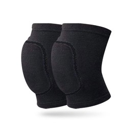 WJIAEER 2 Pack Knee Pads, Elastic Knee Pads, Breathable Knee Pads, Knee Pads for Men and Women for Fitness Exercises and Daily Warmth, Dance, Yoga