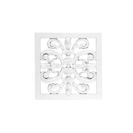 1 Ornament | Relief | Wall | Decor | PU | Shockproof | 360 x 360 mm | Hexim | FR8332 A