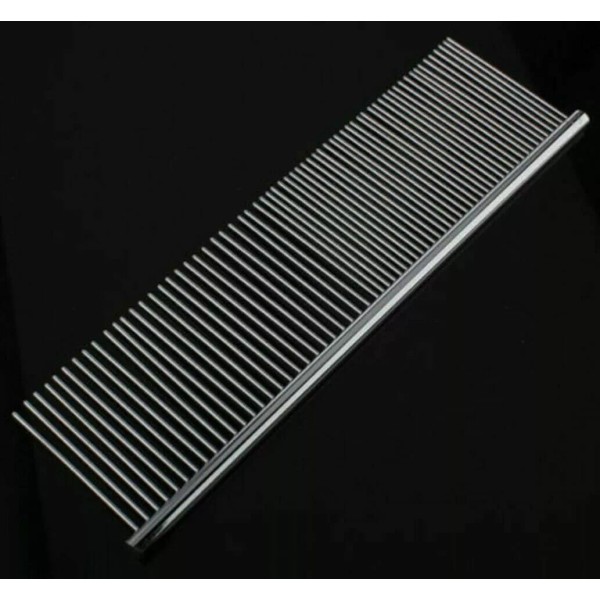 YSEN Pet Grooming Comb Stainless Steel Rounded Teeth -Buy 1