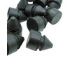 Rubber Silicone Push-in Bumpers - 3/8' OD x 3/16' H