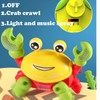 Exrroh Light Up Crawling Crab Baby Toys for Babies Toddlers