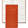 Graphic Image 2025 Pocket Datebook Planner, Week-at-a-view pages, Genuine Leather