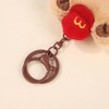 Rohyu 1Pack Capybara Plush Keychain, Small Cute Key Ring with