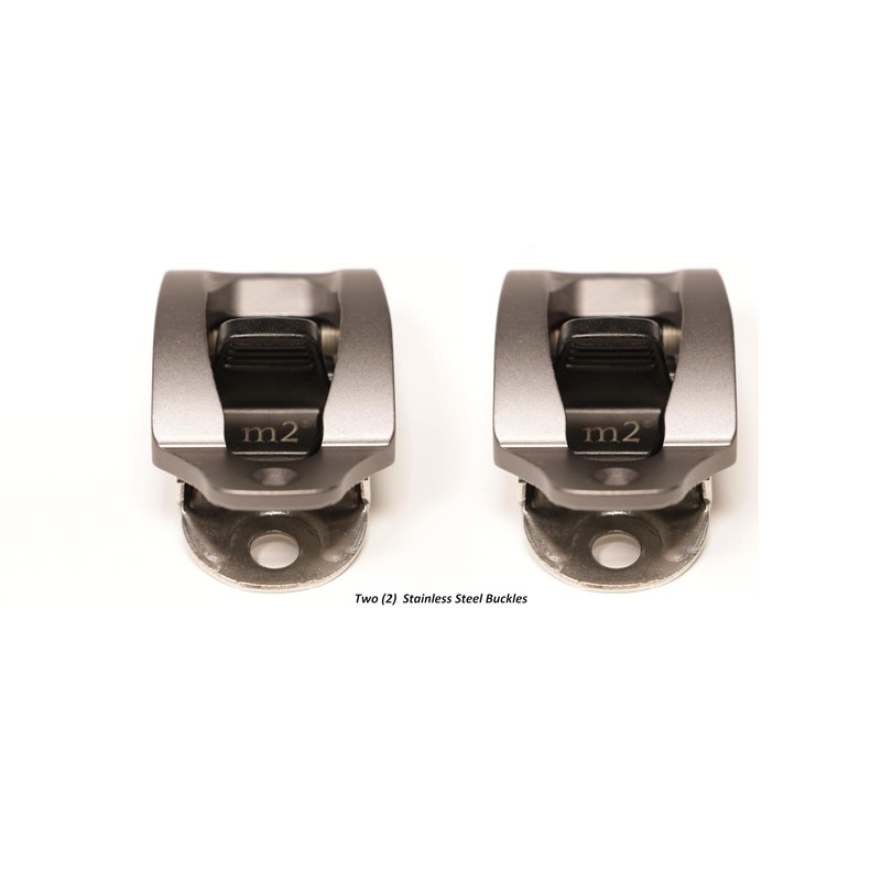 m2® Stainless Steel Marine Ratcheting Buckle & 1"x11" m2® Ladder