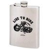 Maxam? 8oz Stainless Steel Hip Flask with Screw Down Cap