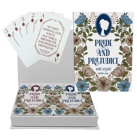 Steel Mill & Co Book Lovers Deck of Cards, Cute Novelty Playing Cards for Readers, Gift Set, Pride and Prejudice