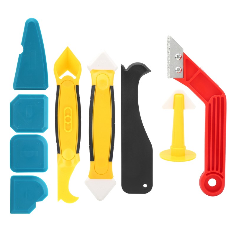 9pc set Caulking Finisher Tool Multi Functional Silicone Sealant Spatula