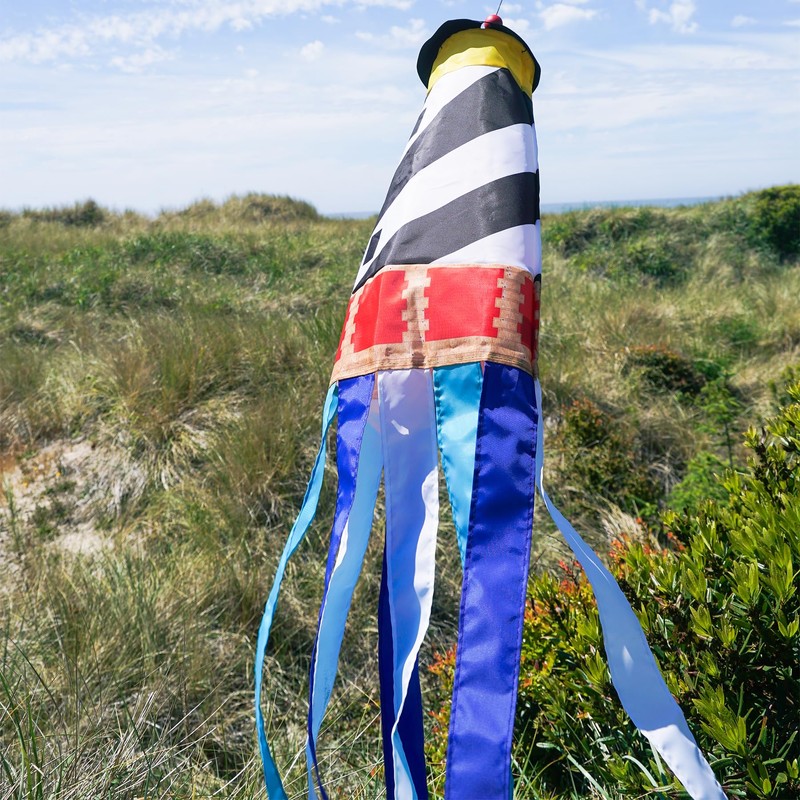 In the Breeze 4665 — 3D Lighthouse Windsock — Hanging