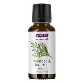 Lavender & Tea Tree (6:4) Essential Oil, 1.1 fl oz (30 ml), NOW Essential Oil (Aroma Oil Tea Tree)