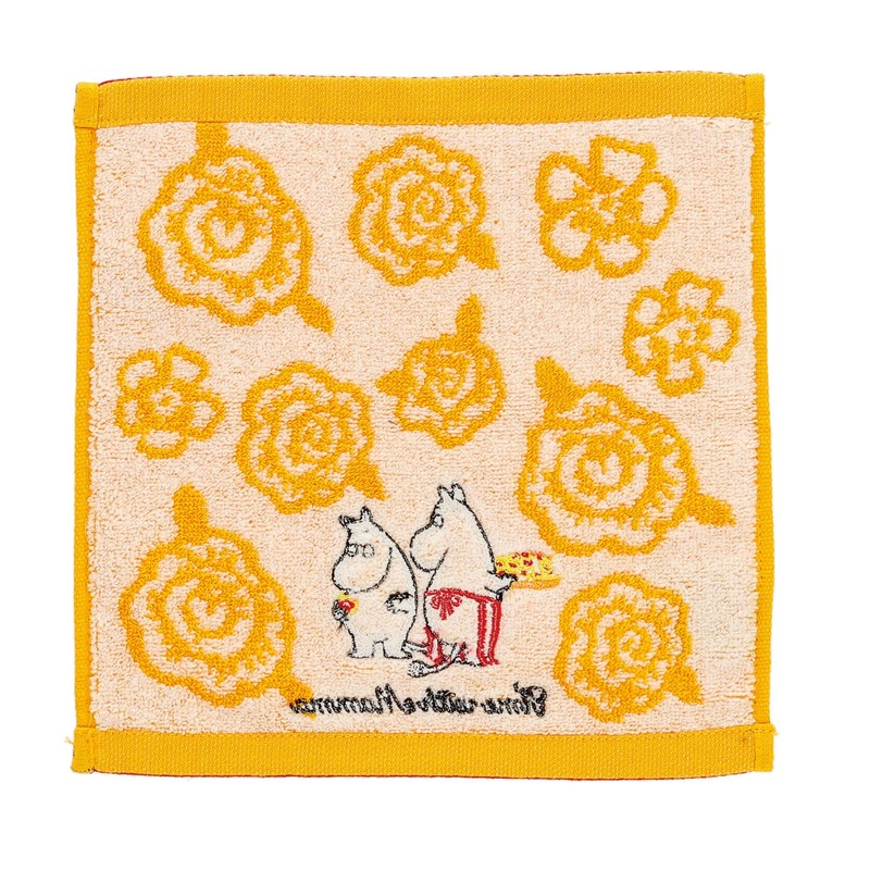 Marushin 1405049800 Moomin Handkerchief, Time With Mom Organic Cotton, No