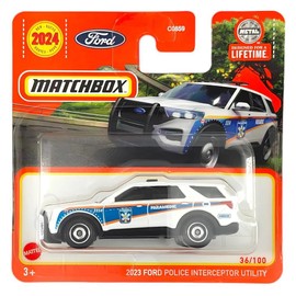 Matchbox C0859 1:64 Single Cars 2023 Ford Police Interceptor Utility HVN42