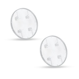 Electric Meter Covers for Milbank 6002 Plastic Meter Socket Blank Clear Cover，Replacement for 6002 Plastic Electric Meter Cover Plate (2 Pack)