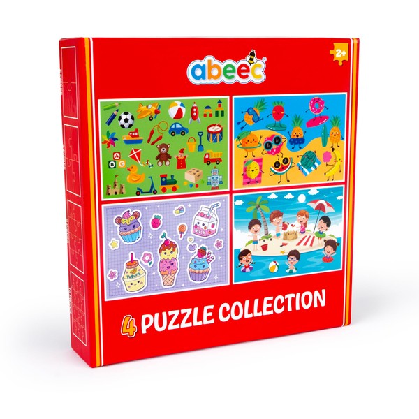 abeec 4 Puzzle Collection - Toddler puzzles - Puzzles for