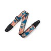 Levy's Leathers Guitar Strap MPD2-117 Prints Polyester With Leather Ends
