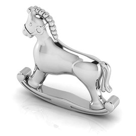 Krysaliis Baby Silver Plated Horse Rattle
