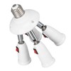 Light Splitter Socket 4 in 1 Bulb Splitter E26 E27