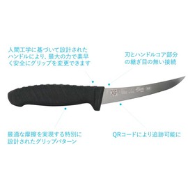 Morakniv Frosted RMH Series Morakniv (Curved Boning CB5S-RMH 132mm S)