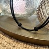 HANA LIMA ® Leather Necklace Leather Cord Black Adjustable Necklace