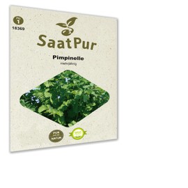 SaatPur Pimpinelle Seeds for Approx. 90 Plants Meadow Button Green Sauce