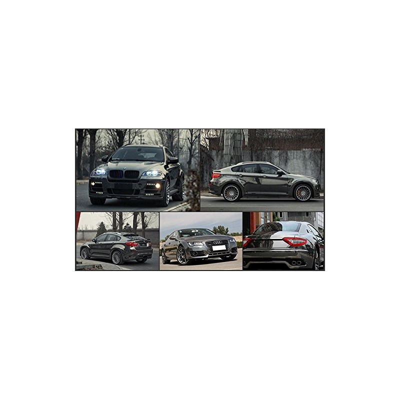 DIYAH Gray High Gloss Chrome Mirror Vinyl Car Wrap Sticker