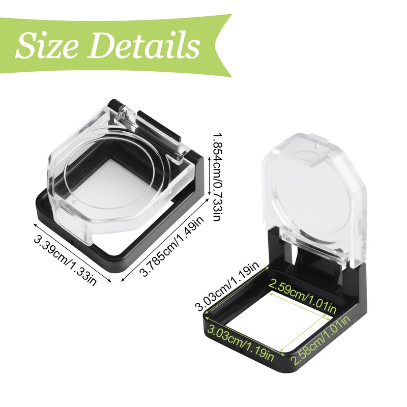 UFURMATE Button Switch Cover Guard, 4Pcs Clear Plastic Push Button