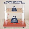 Mobile TV Stand Rolling TV Cart with Wheels for 32-75