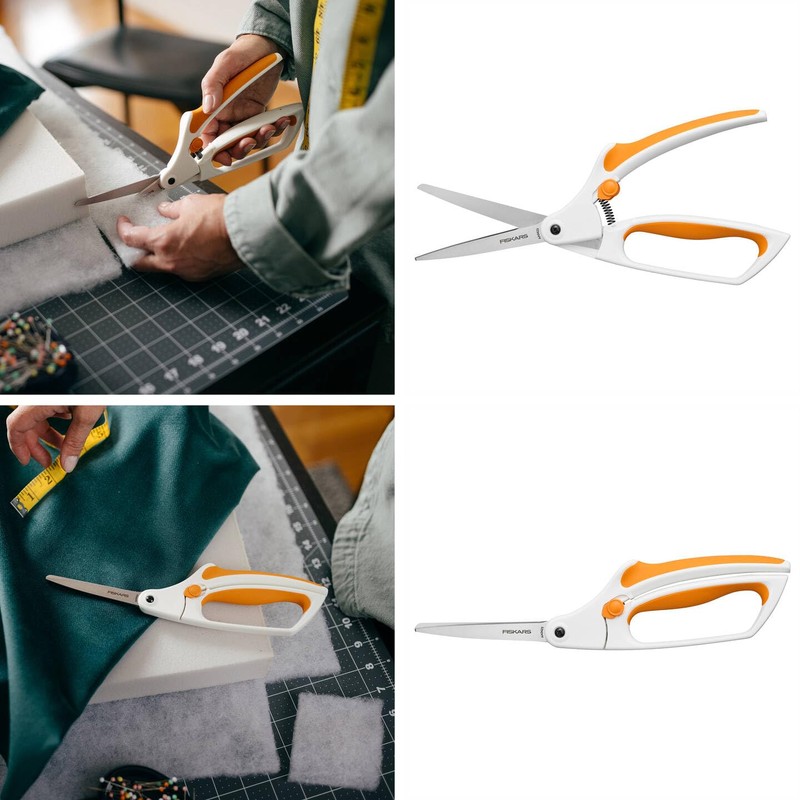 Fiskars Softgrip Fabric Scissors, Length: 26 cm, Stainless Steel Blade/Plastic