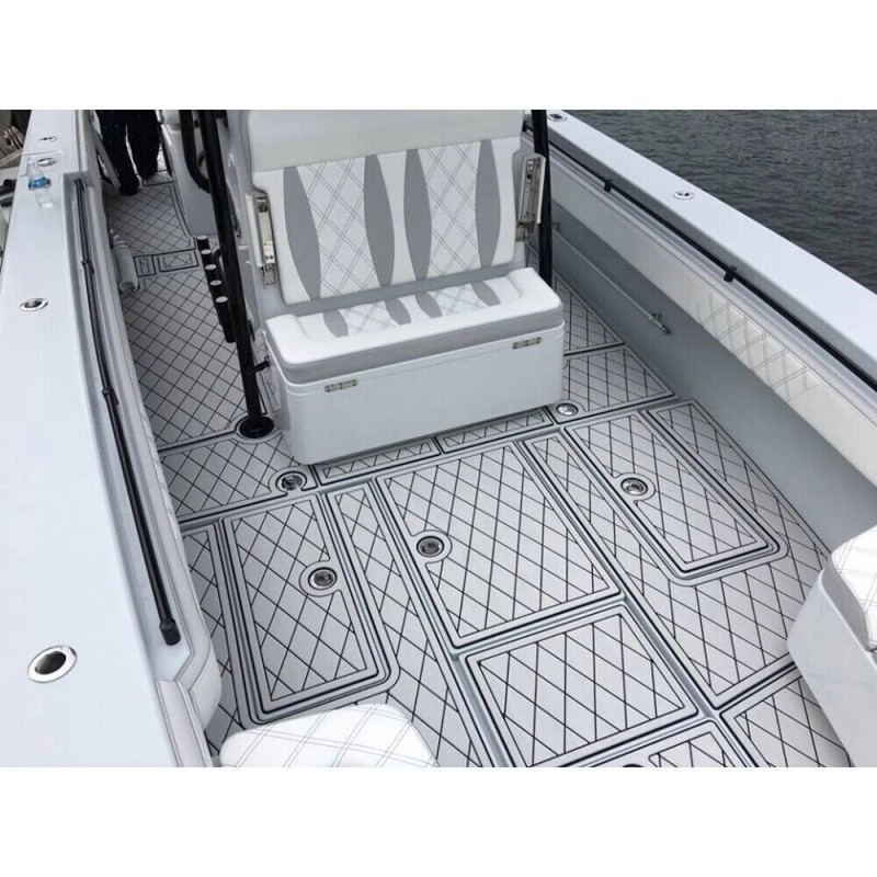 EvaSports 94.5" EVA Foam Boat Flooring Marine Floor Mat Cooler