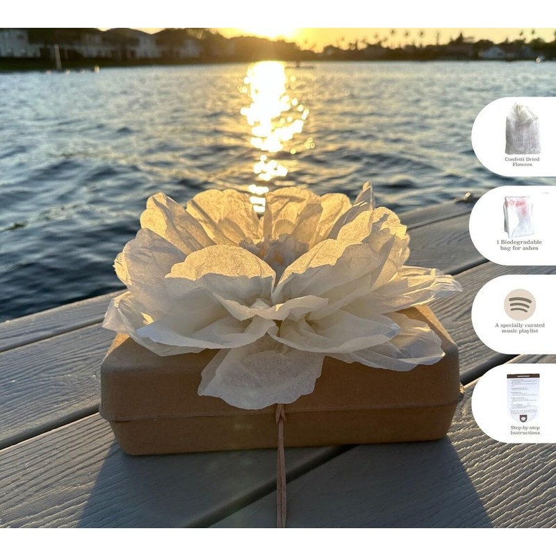 Biodegradable Water Burial Urn Kit - Cruise Approved | Ocean