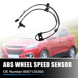 X AUTOHAUX Front Right ABS Wheel Speed Sensor Transmission Speed Sensor for Hyundai Ix35 2009-2024 No.956712S300