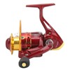 8 Bearing Fishing Spinning Reel Red Color 5.2:1 Gear Ratio